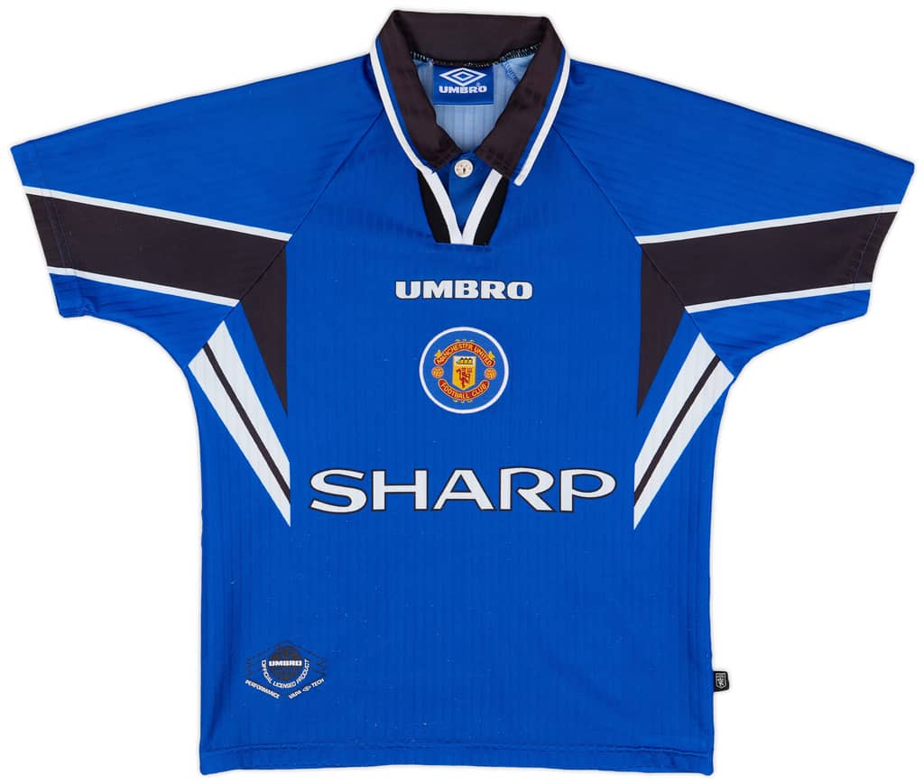 1996-98 Manchester United Third Shirt - 6/10 - (L.Boys)