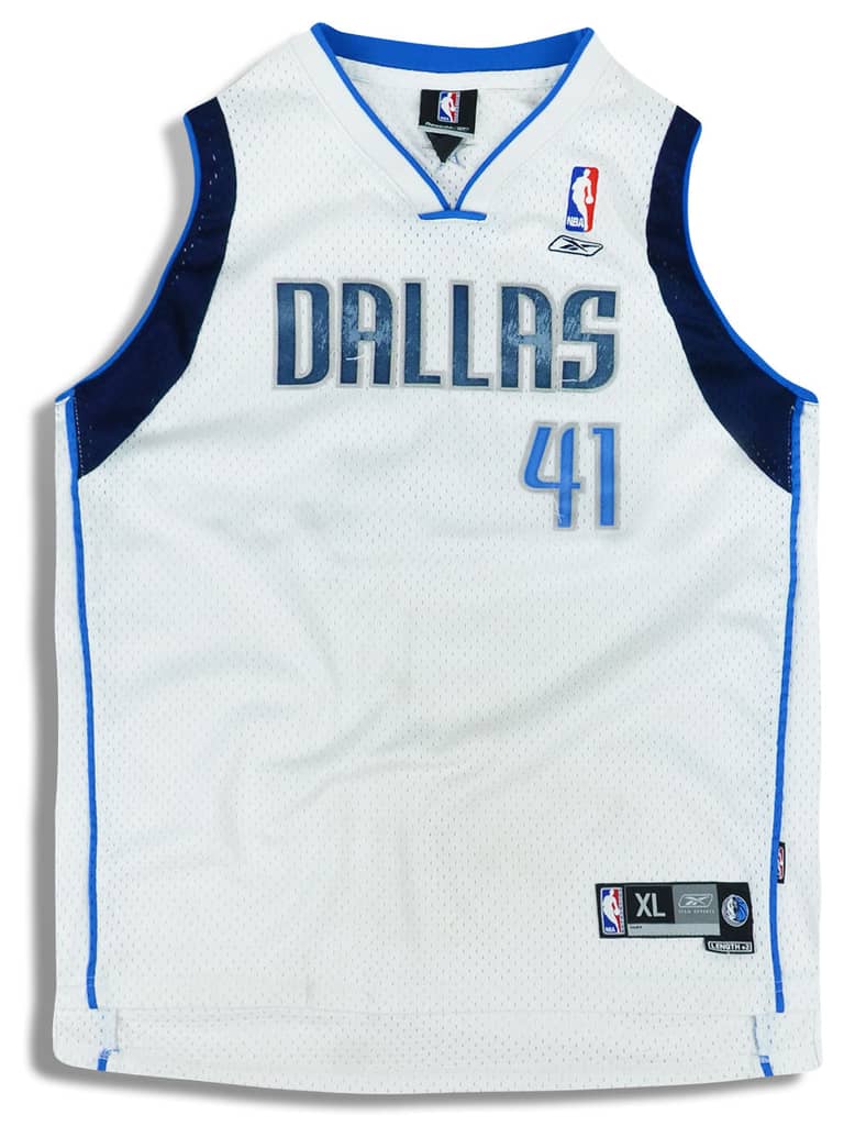 2004-06 Dallas Mavericks Nowitzki #41 Reebok Swingman Jersey (Home) Y