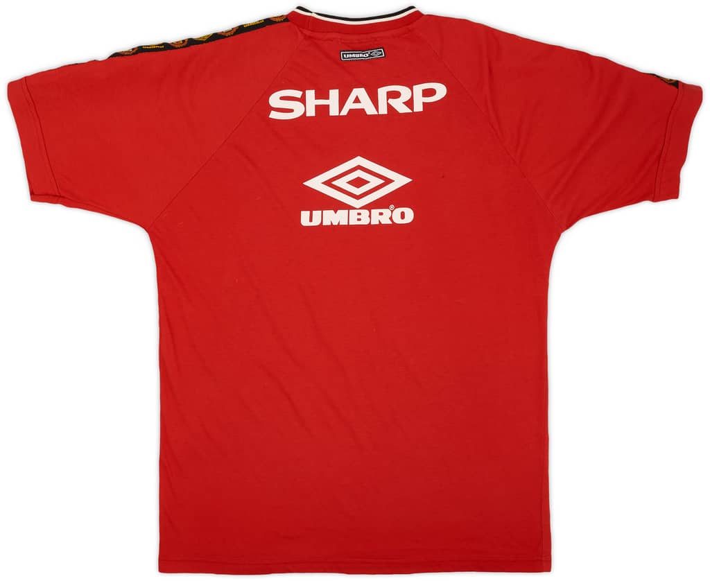 1996-97 Manchester United Umbro Cotton Tee - 7/10 - (XL)