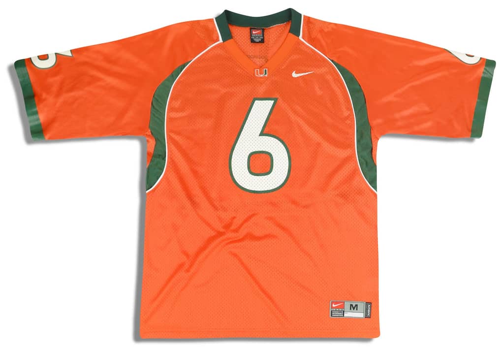 2004-05 Miami Hurricanes Rolle #6 Nike Jersey (Home) M