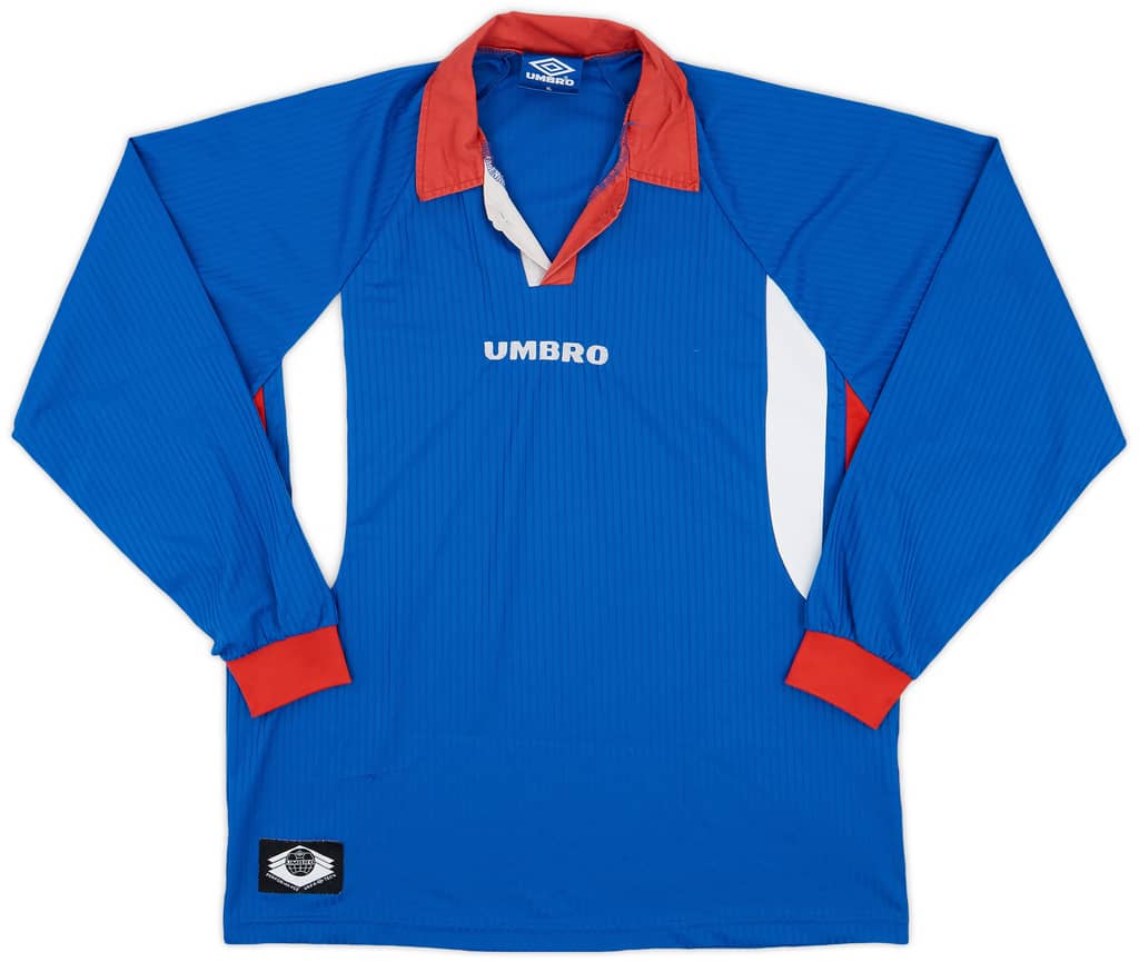 1990s Umbro Template L/S Shirt - 8/10 - (XL)
