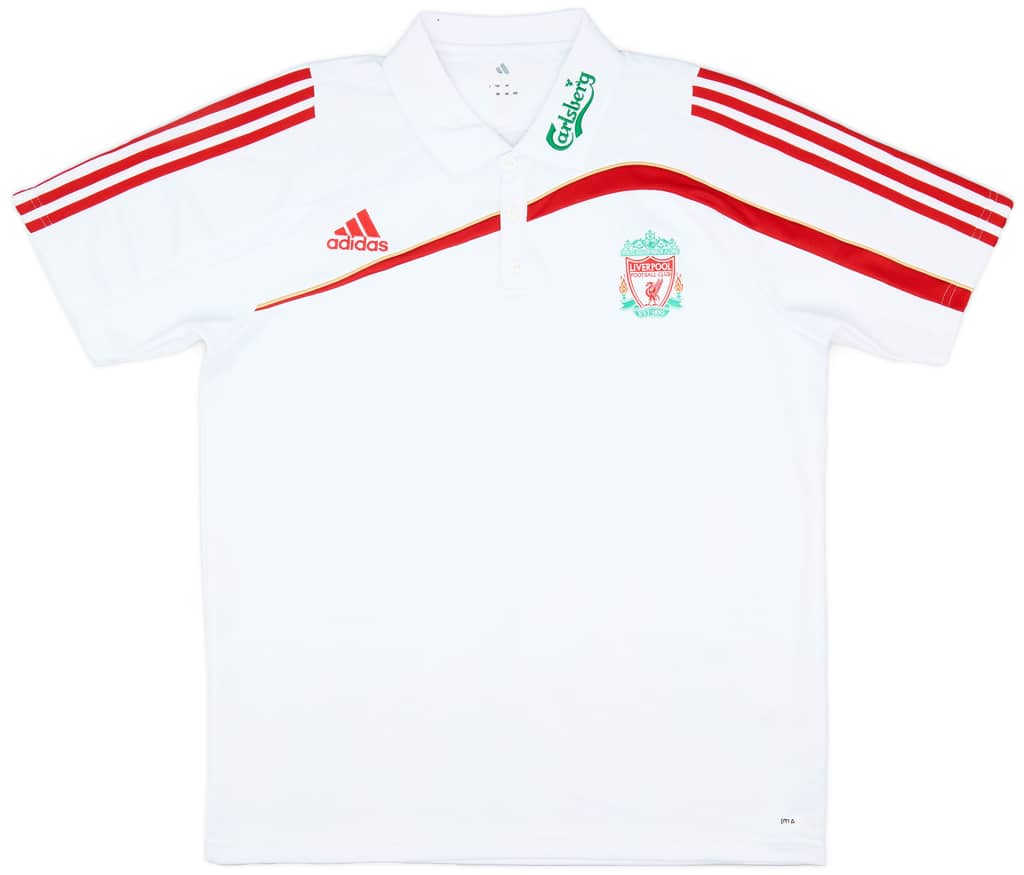 2009-10 Liverpool adidas Polo Shirt - 8/10 - (L)