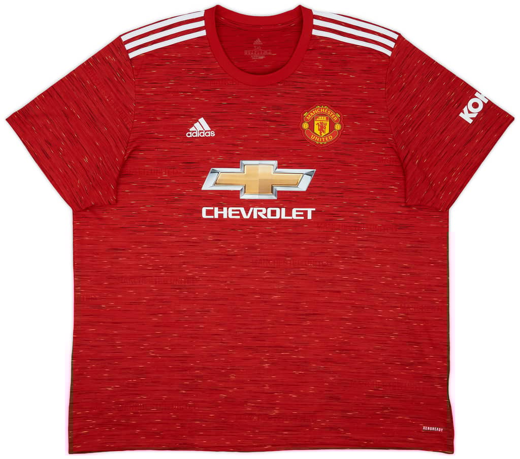 2020-21 Manchester United Home Shirt Cavani #7 - 9/10 - (3XL)