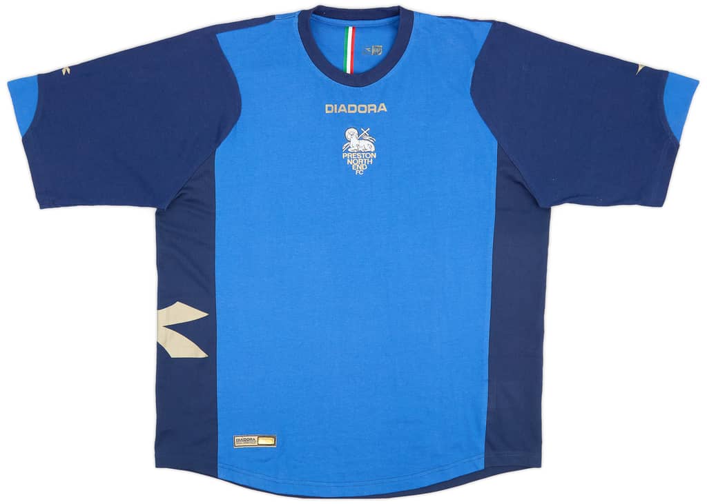 2007-08 Preston North End Diadora Training Shirt - 9/10 - (XL)