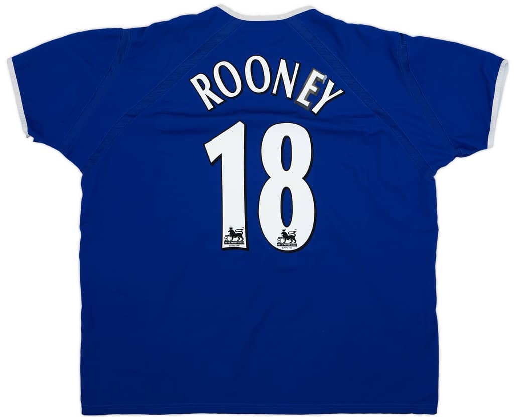 2003-04 Everton Home Shirt Rooney #18 - 8/10 - (XXL)