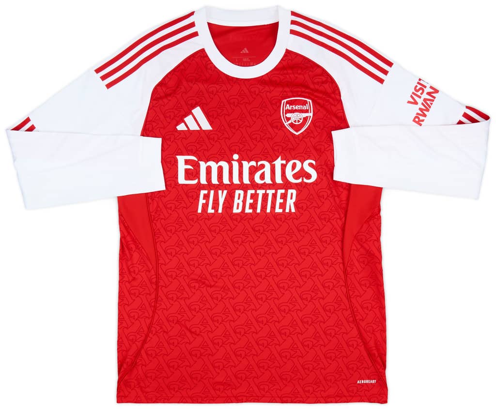 2025-26 Arsenal Home L/S Shirt Rice #41