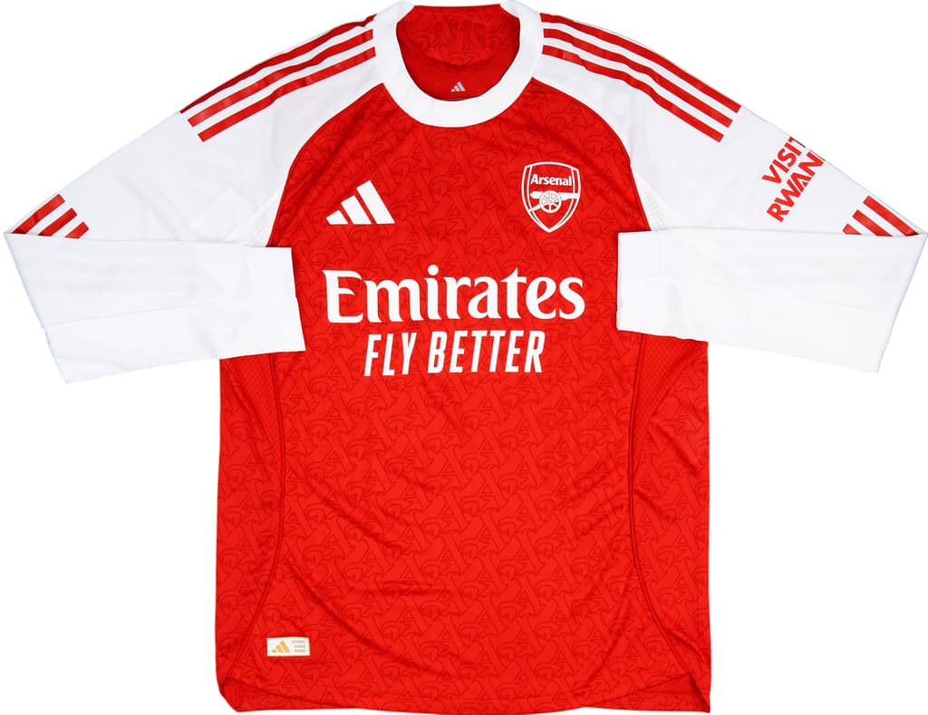 2025-26 Arsenal Authentic Home L/S Shirt Rice #41