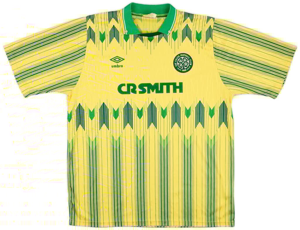 1989-91 Celtic Away Shirt - 8/10 - (L)