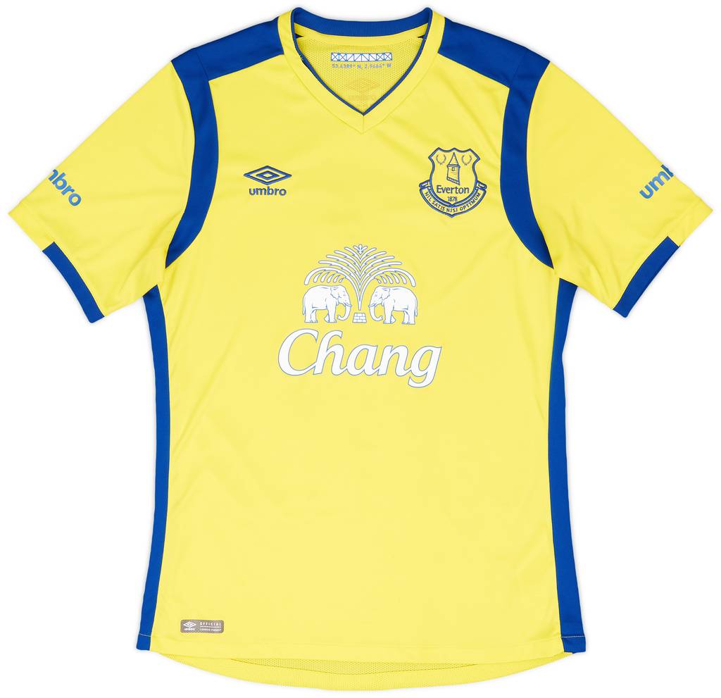 2016-17 Everton Third Shirt Baines #3 - 8/10 - (M)