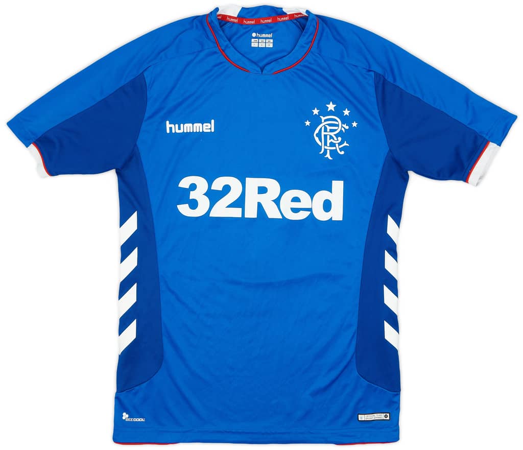 2018-19 Rangers Home Shirt - 8/10 - (S)