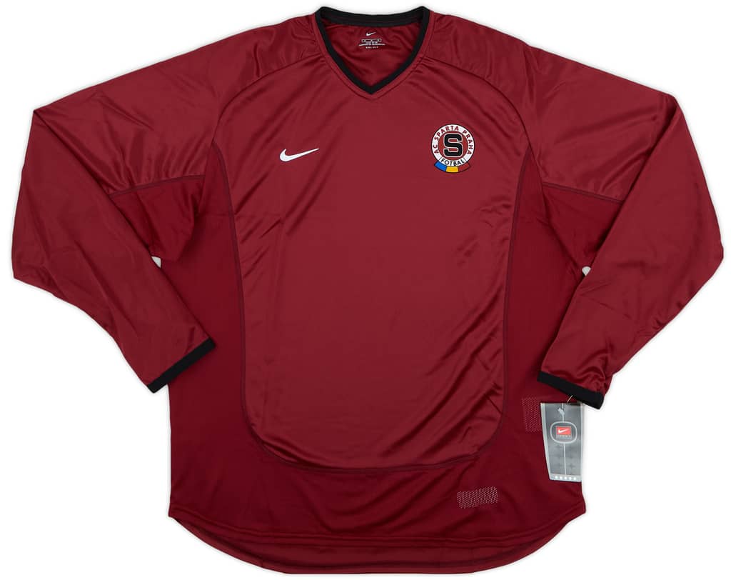 2001-03 Sparta Prague Player Issue Home L/S Shirt (M)