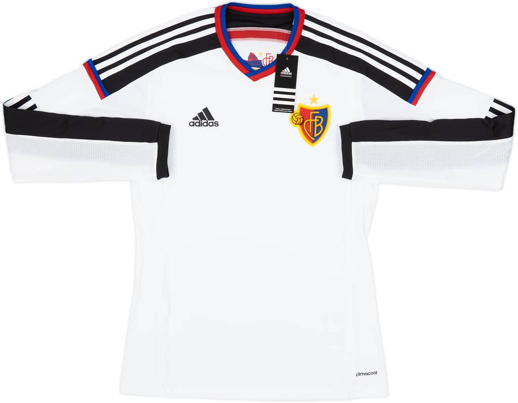 2014-15 FC Basel Player Issue Away L/S Shirt (S)