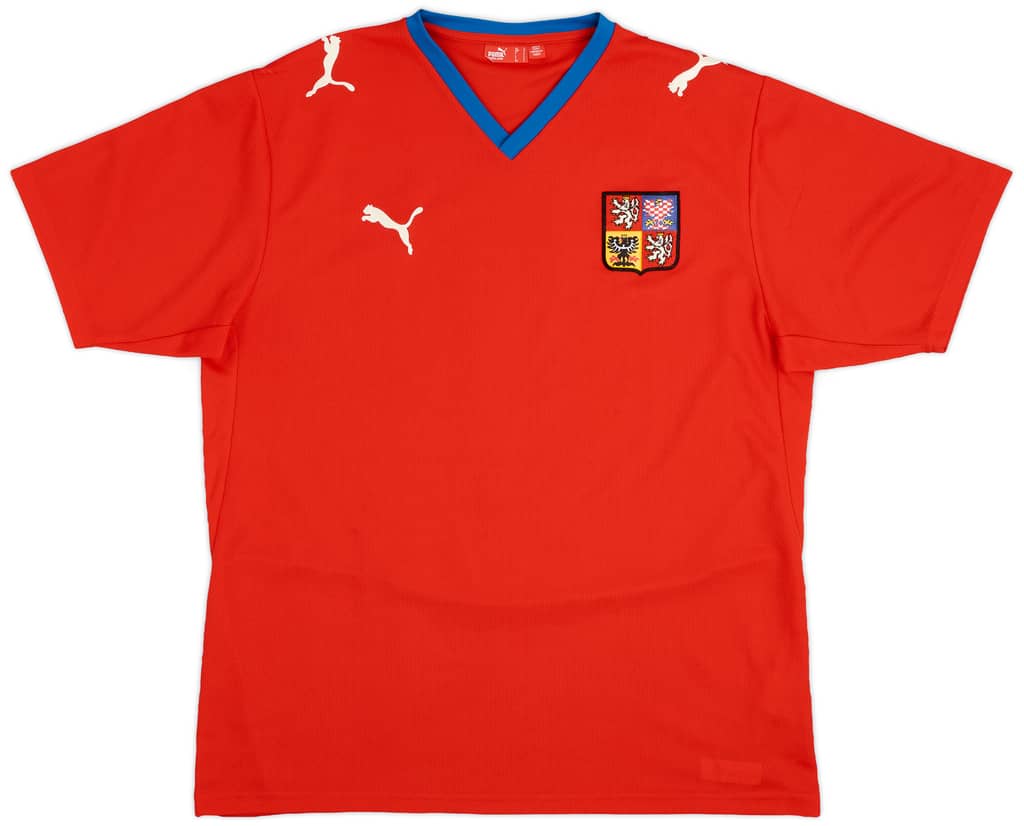 2008-09 Czech Republic Basic Home Shirt - 8/10 - (L)