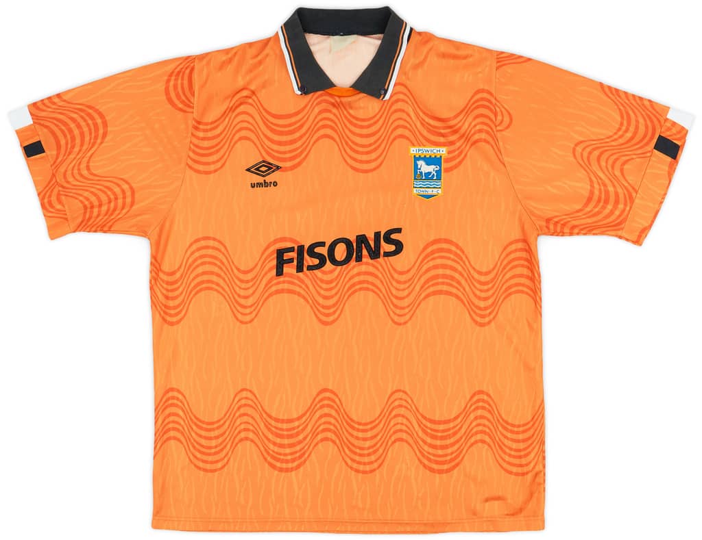 1989-92 Ipswich Away Shirt - 6/10 - (L)
