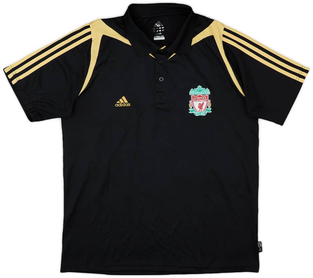 2008-09 Liverpool adidas Polo Shirt - 8/10 - (L)