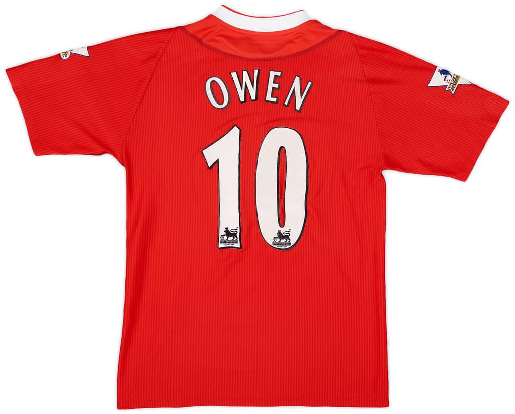2002-04 Liverpool Home Shirt Owen #10 - 6/10 - (S)