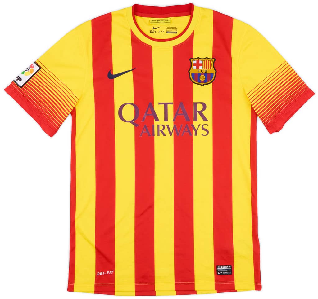 2013-15 Barcelona Away Shirt Messi #10 - 9/10 - (S)