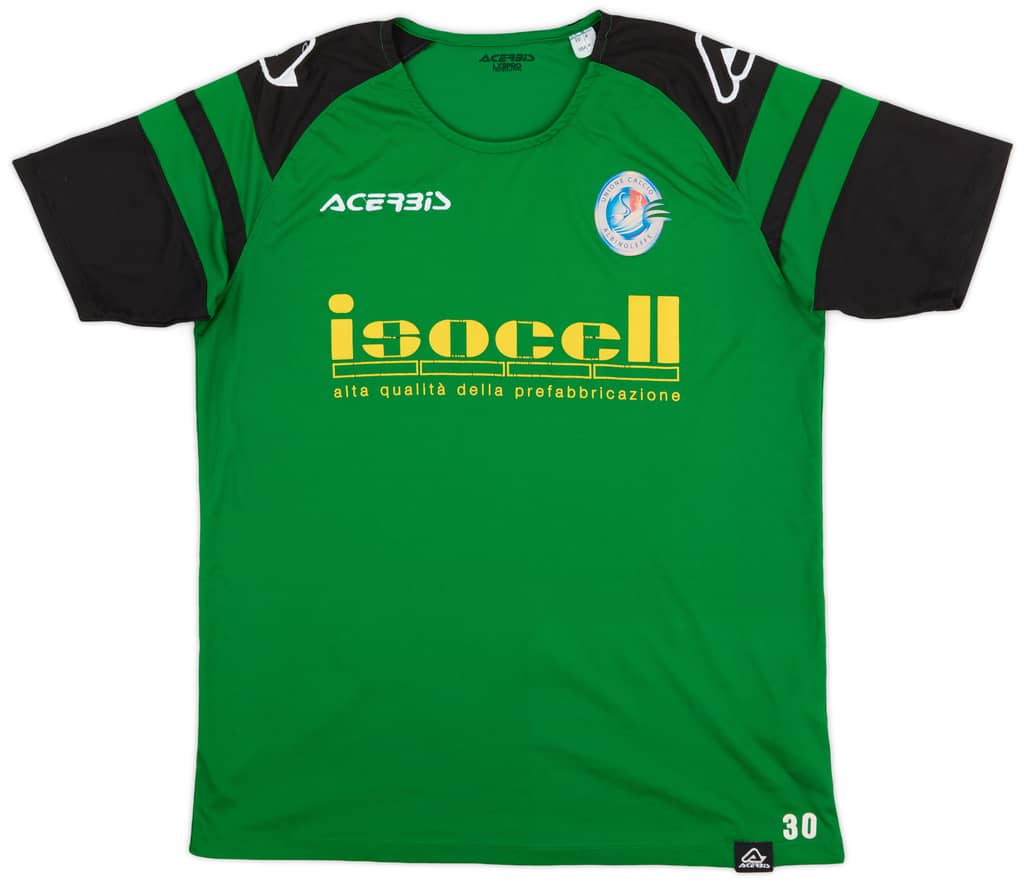 2017-18 AlbinoLeffe Acerbis Player Issue Training Shirt #30 - 7/10 - (M)
