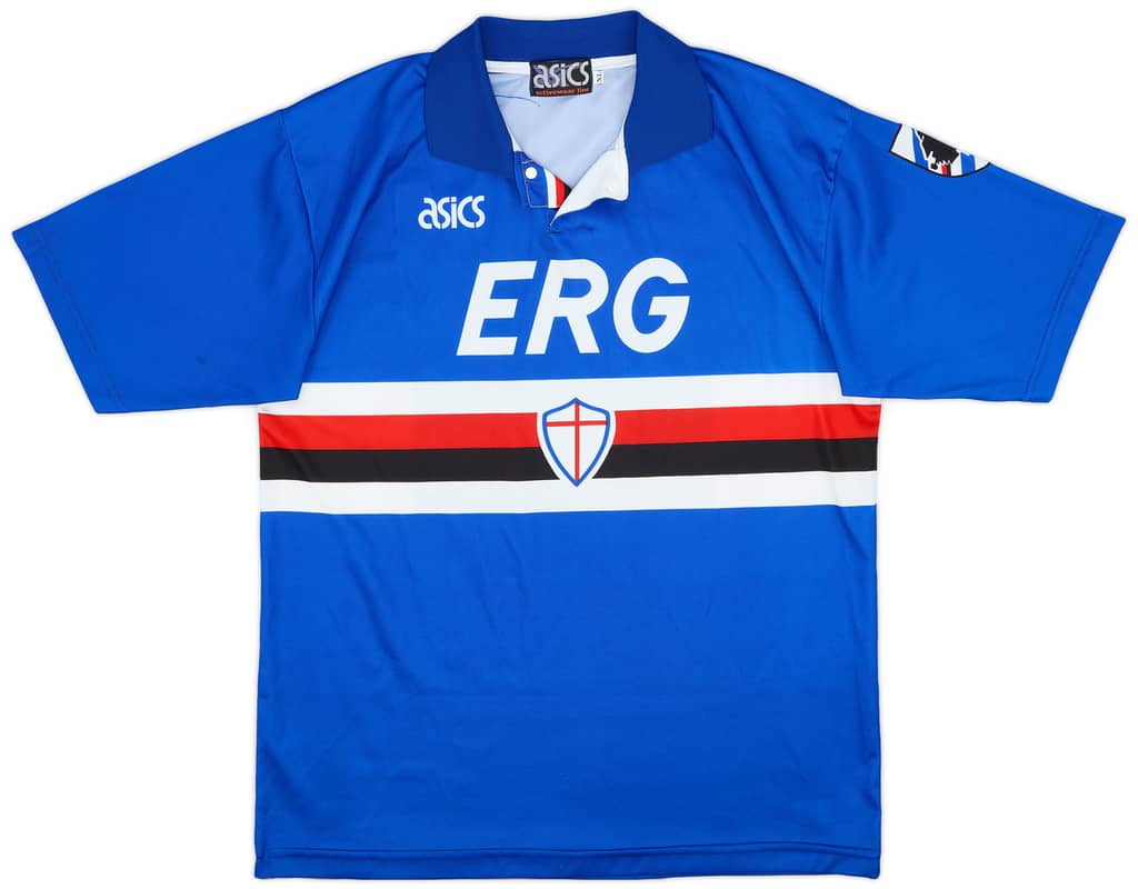 1992-94 Sampdoria Home Shirt - 9/10 - (XL)