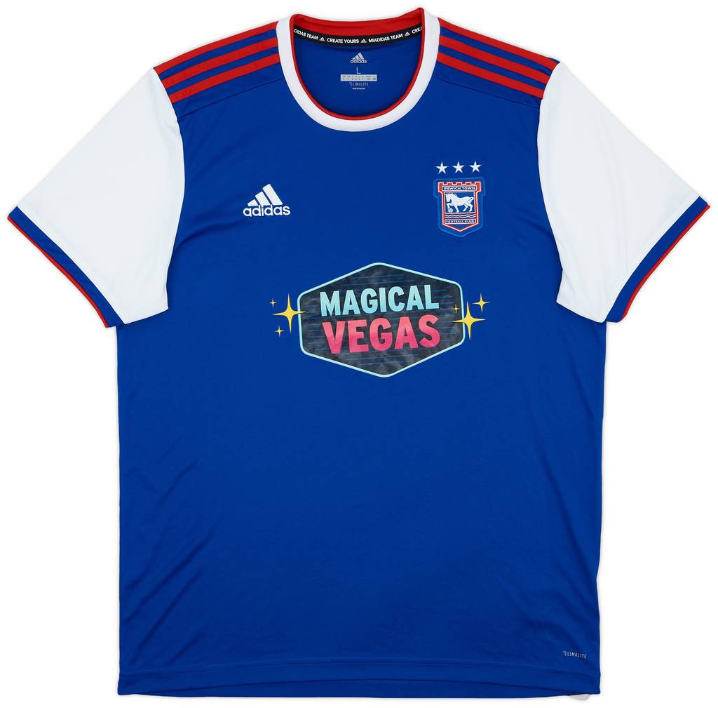 2018-19 Ipswich Home Shirt - 7/10 - (L)