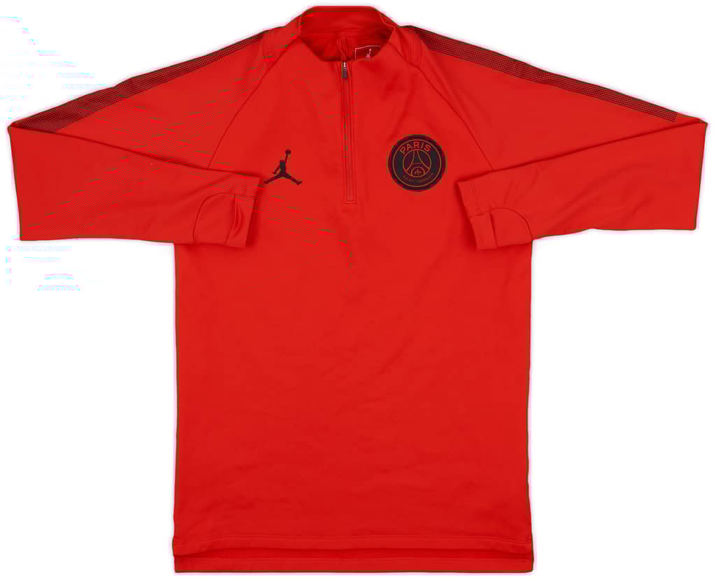 2018-19 Paris Saint-Germain Jordan 1/4 Zip Drill Top - 9/10 - (S)