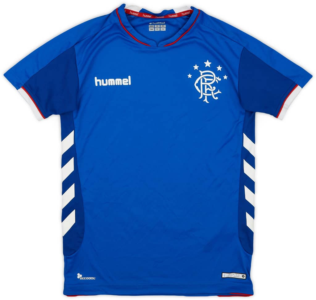 2018-19 Rangers Home Shirt - 9/10 - (XXL.Boys)