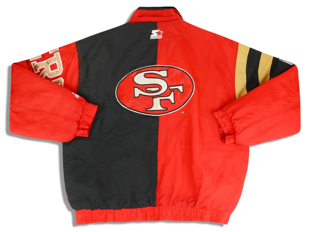 1990-95 San Francisco 49ers Starter Rain Coat XL