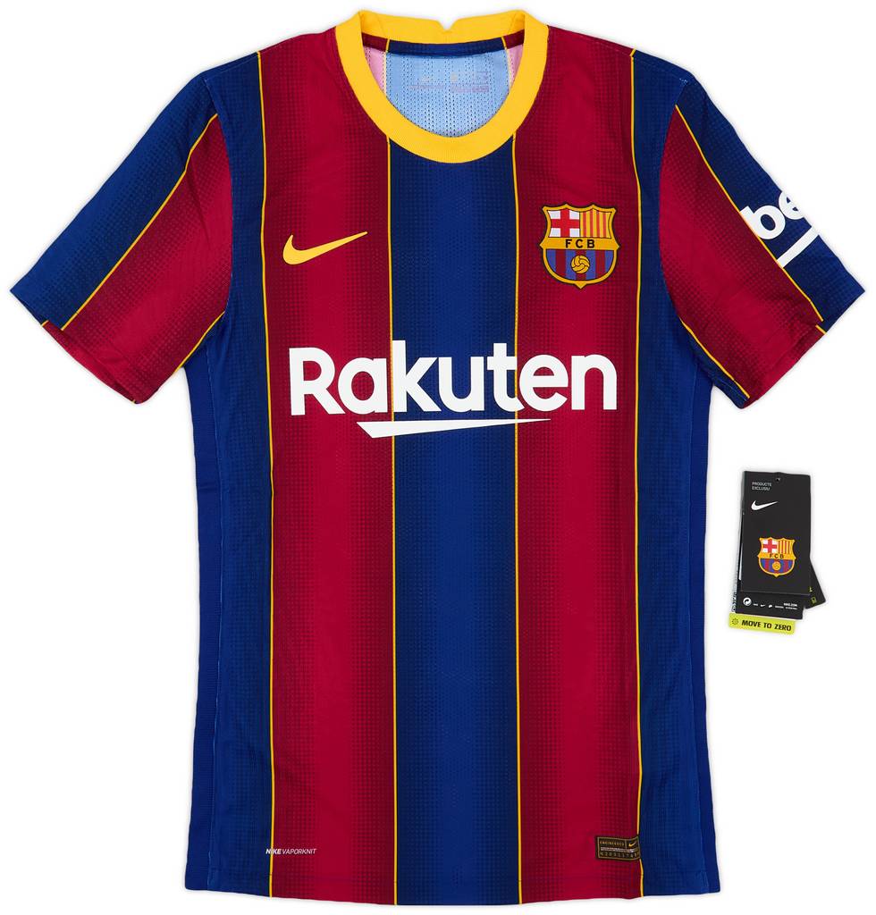 2020-21 Barcelona Authentic Home Shirt (XS)