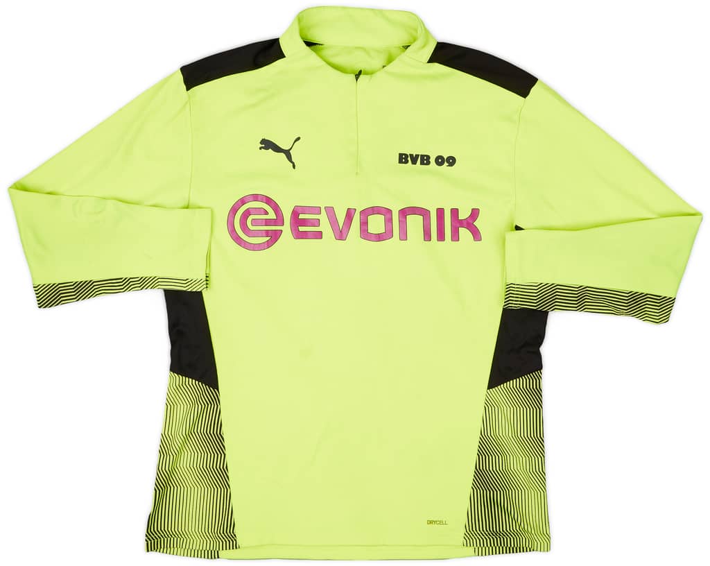 2021-22 Borussia Dortmund Puma 1/4 Zip Drill Top - 5/10 - (L)