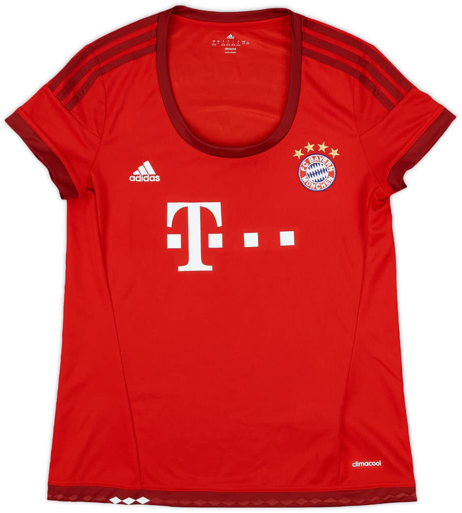 2015-16 Bayern Munich Home Shirt Lewandowski #9 - 10/10 - (Women's L)