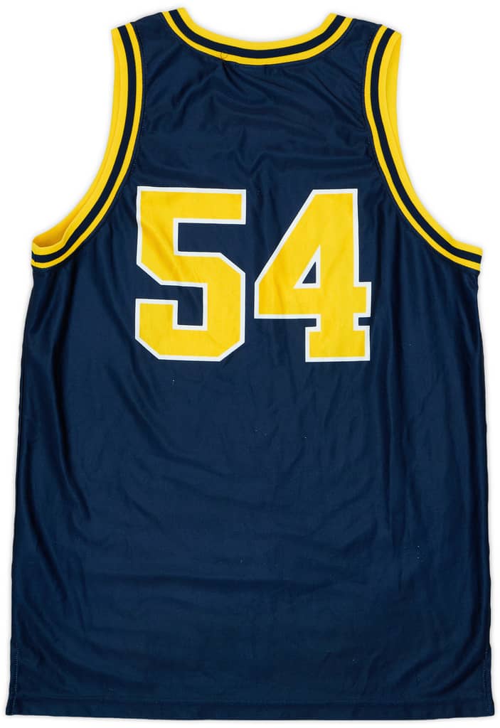 1996-98 Michigan Wolverines Traylor #54 Nike Away Jersey - 9/10 - (M)