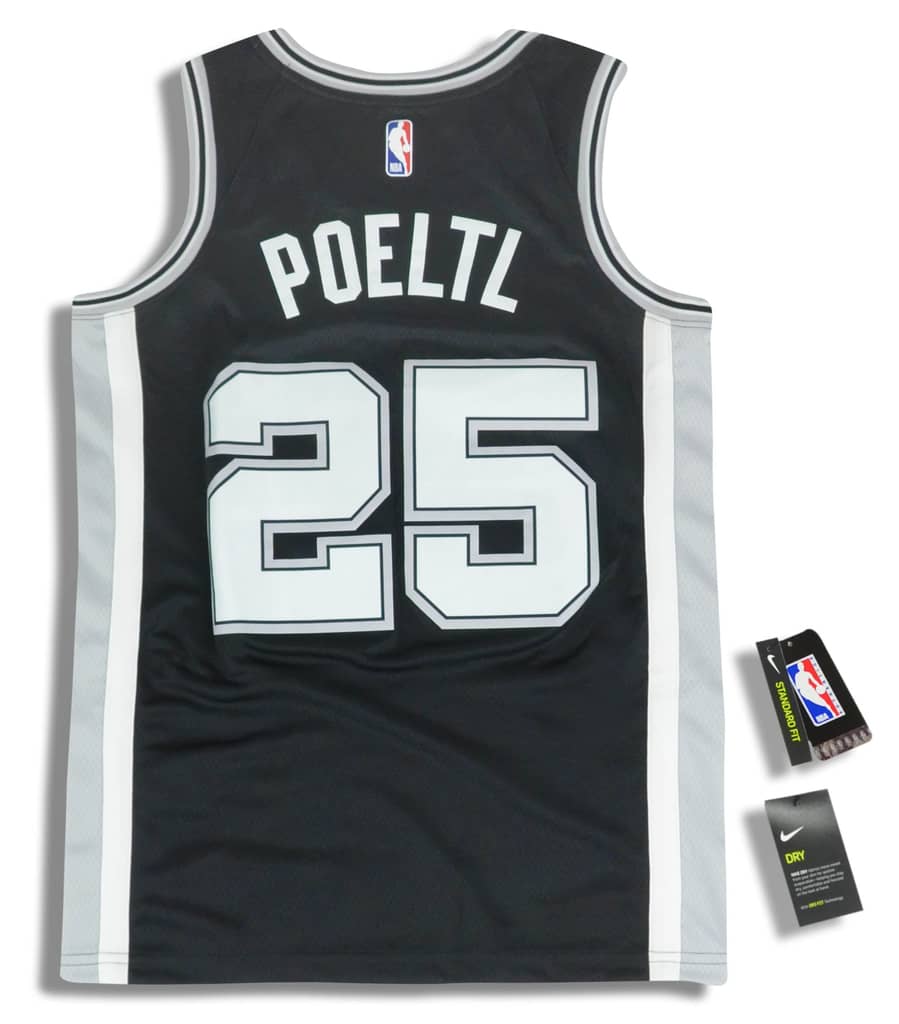 2018-19 San Antonio Spurs Poeltl #25 Nike Swingman Jersey (Away) S - W/Tags