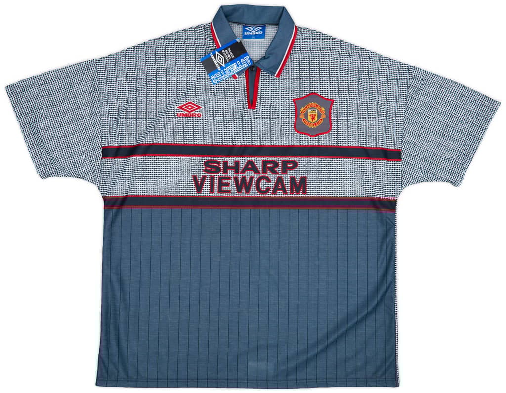 1995-96 Manchester United Away Shirt Keane #16 (XXL)