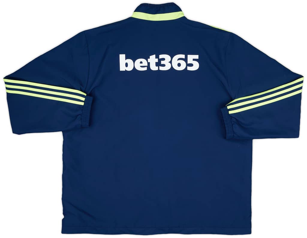 2013-14 Stoke City adidas Rain Jacket - 9/10 - (XL)