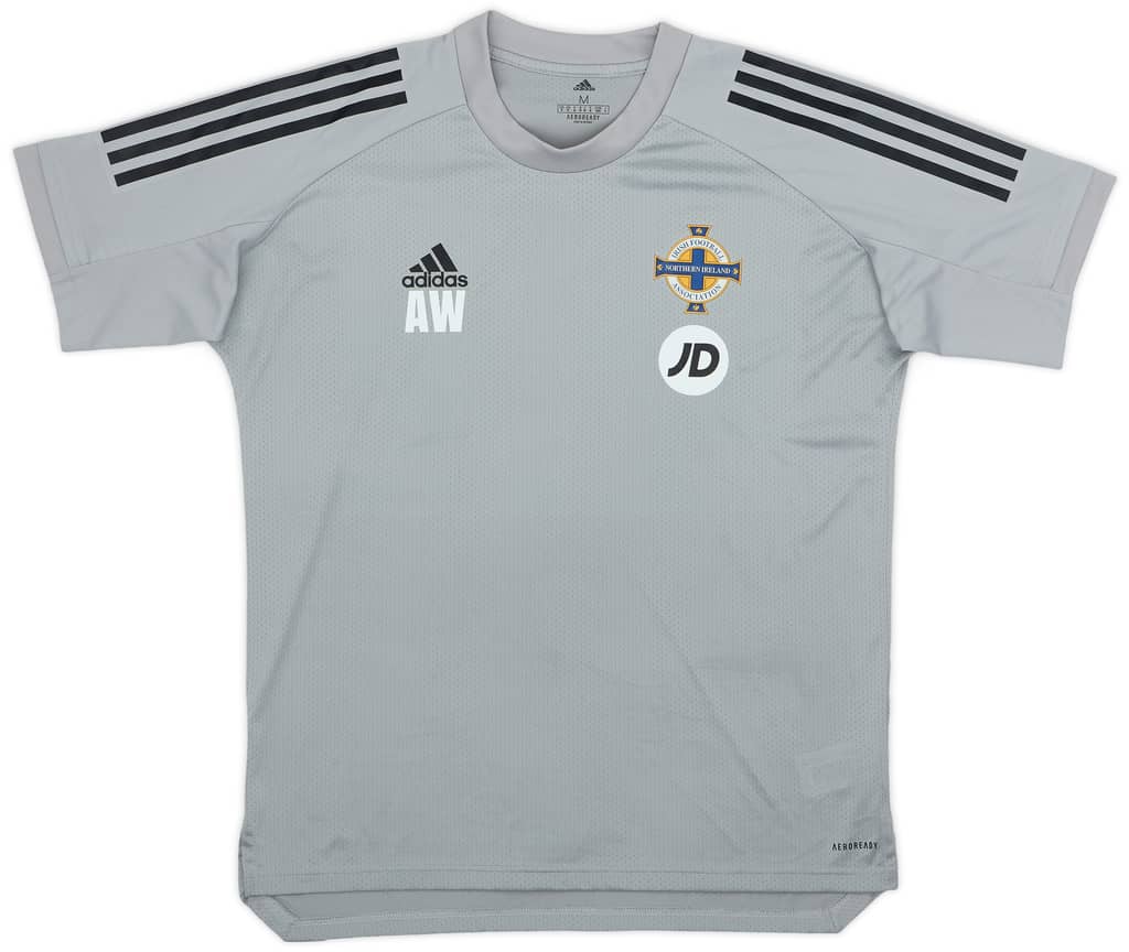 2019-20 Northern Ireland Staff Issue adidas Polo Shirt AW' - 9/10 - (M)