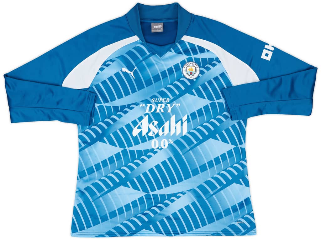 2023-24 Manchester City Women's Player Issue Pre-Match Sweat Top - 9/10