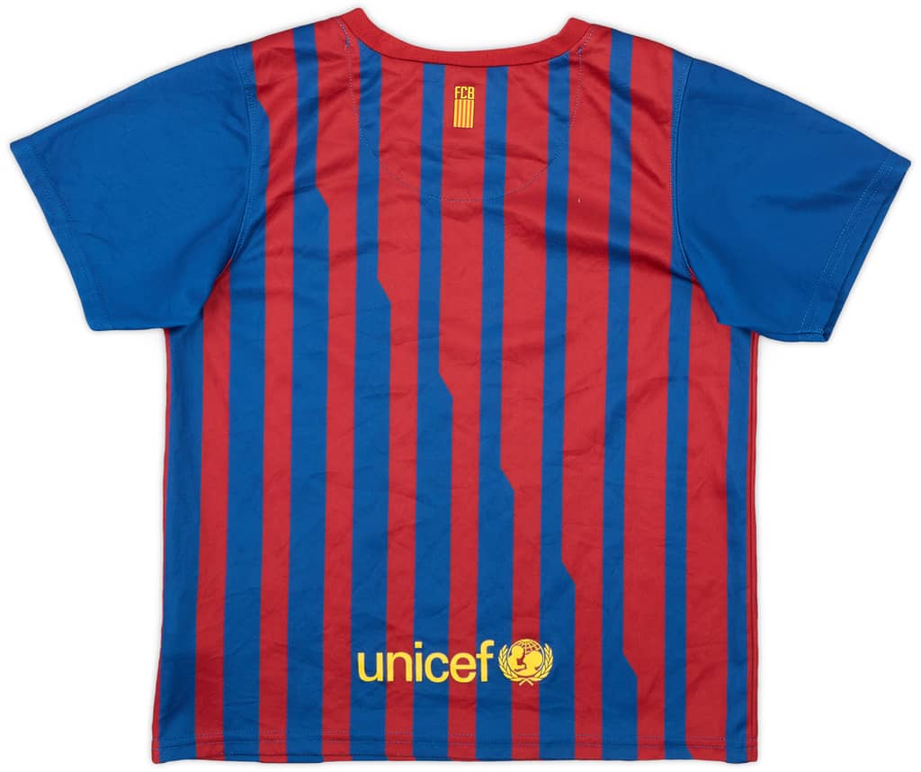 2011-12 Barcelona Home Shirt - 8/10 - (S.Boys)