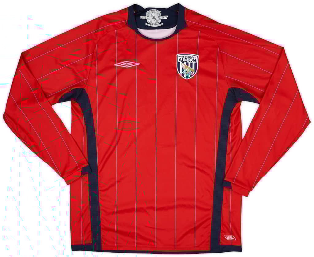 2009-10 West Brom Away L/S Shirt - 9/10 - (S)