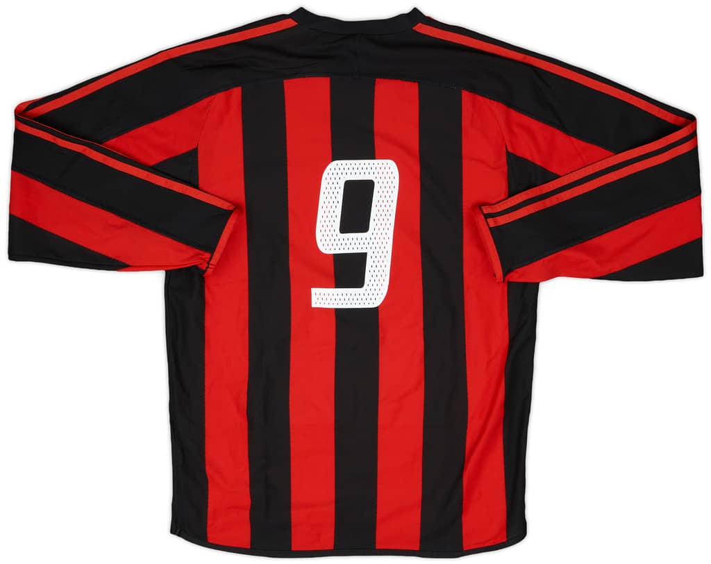 2003-04 AC Milan Match Issue Home Shirt #9