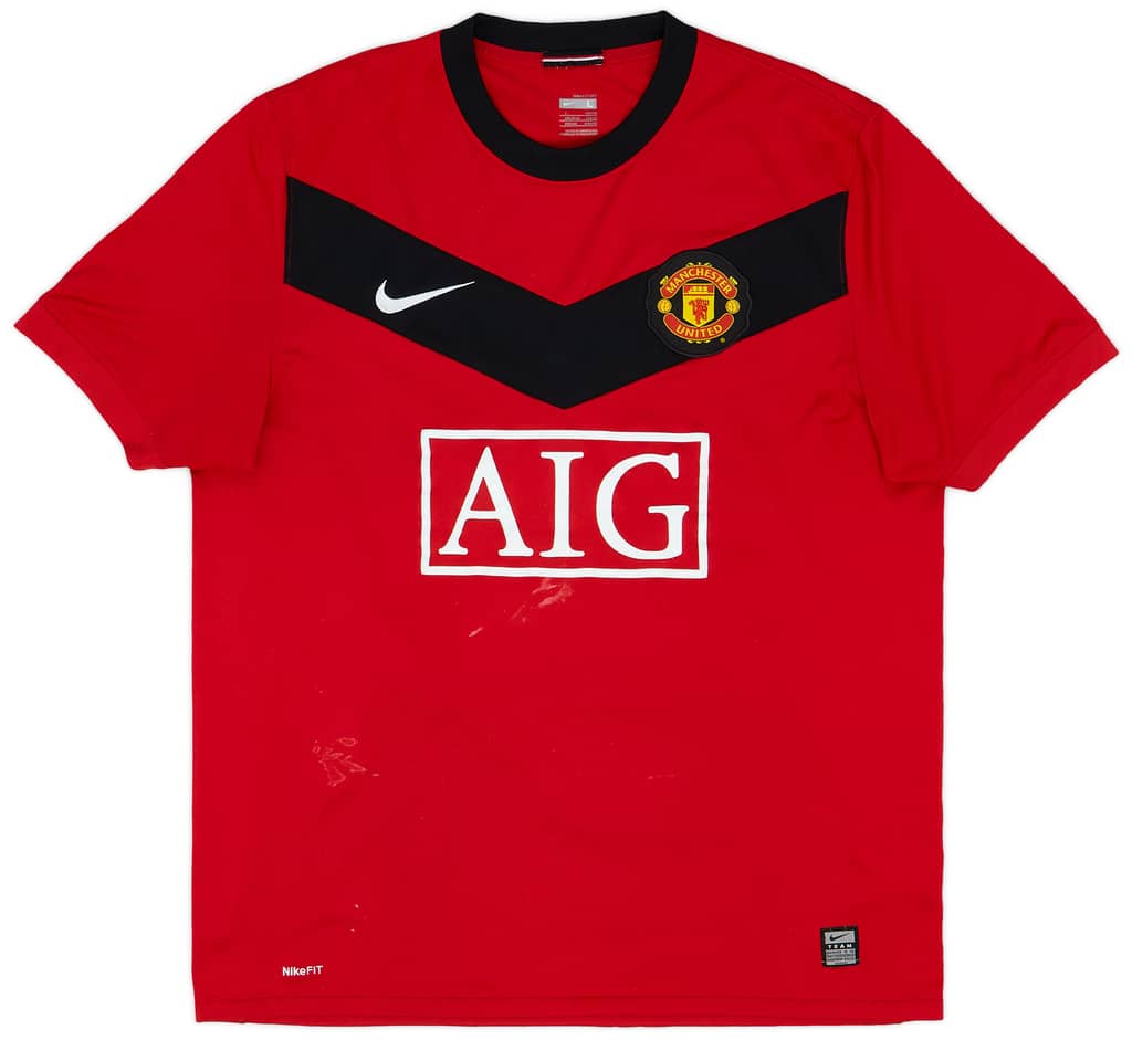 2009-10 Manchester United Home Shirt Rooney #10 - 7/10 - (L)