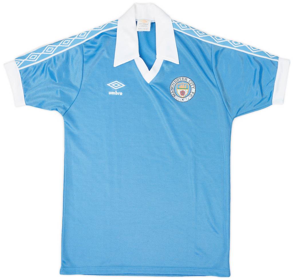1977-81 Manchester City Home Shirt - 6/10 - (M)