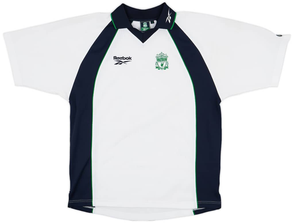 1999-00 Liverpool Reebok Polo Shirt - 9/10 - (M)