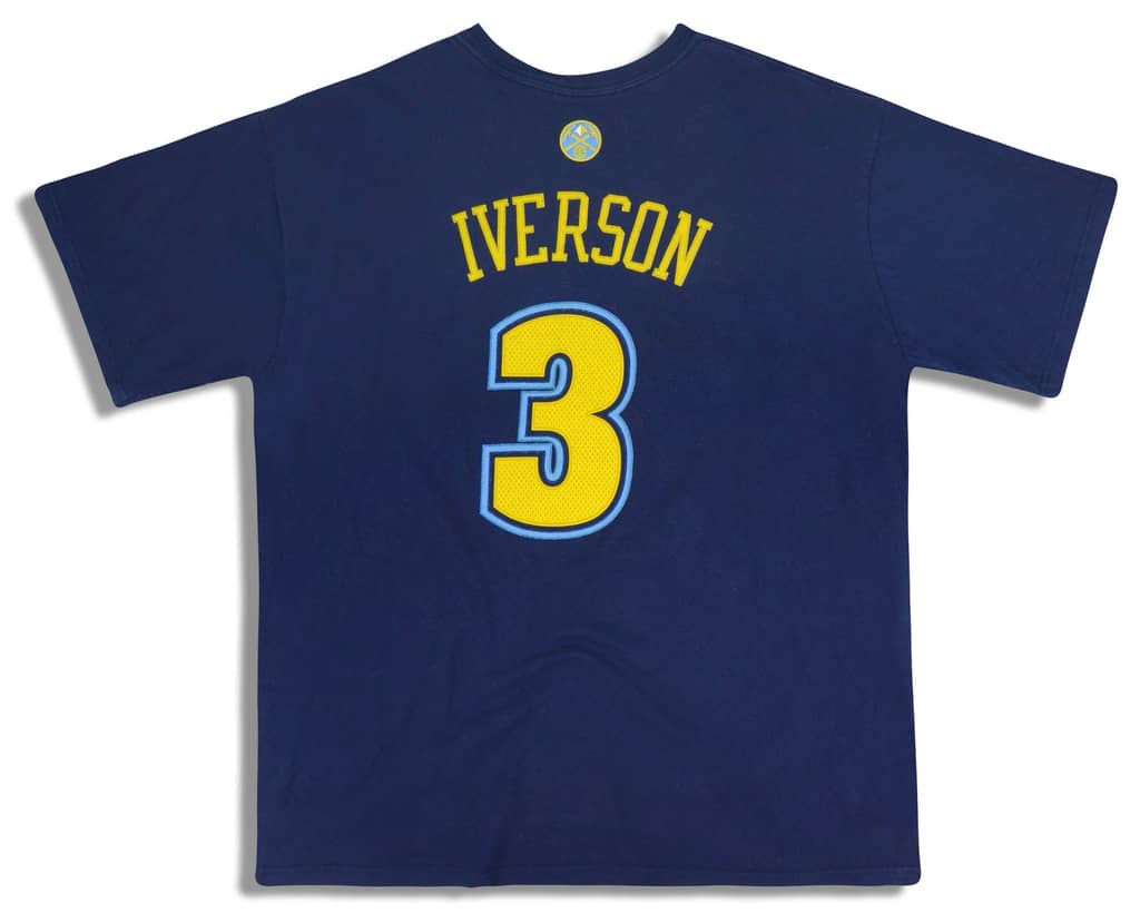 2006-08 Denver Nuggets Iverson #3 adidas Tee XL