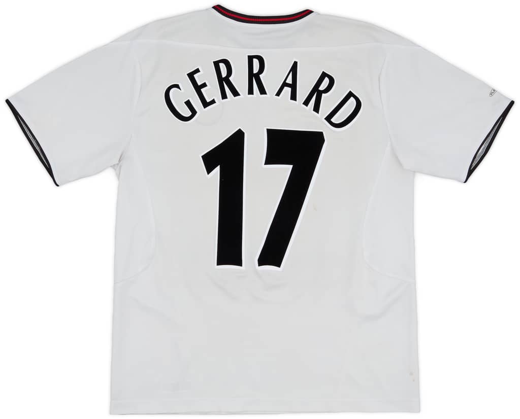 2003-04 Liverpool Away Shirt Gerrard #17 - 5/10 - (L)