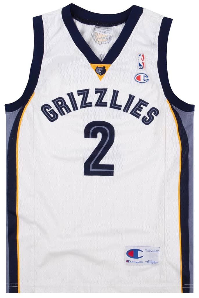 2007-08 Memphis Grizzlies Navarro #2 Champion Jersey (Home) S