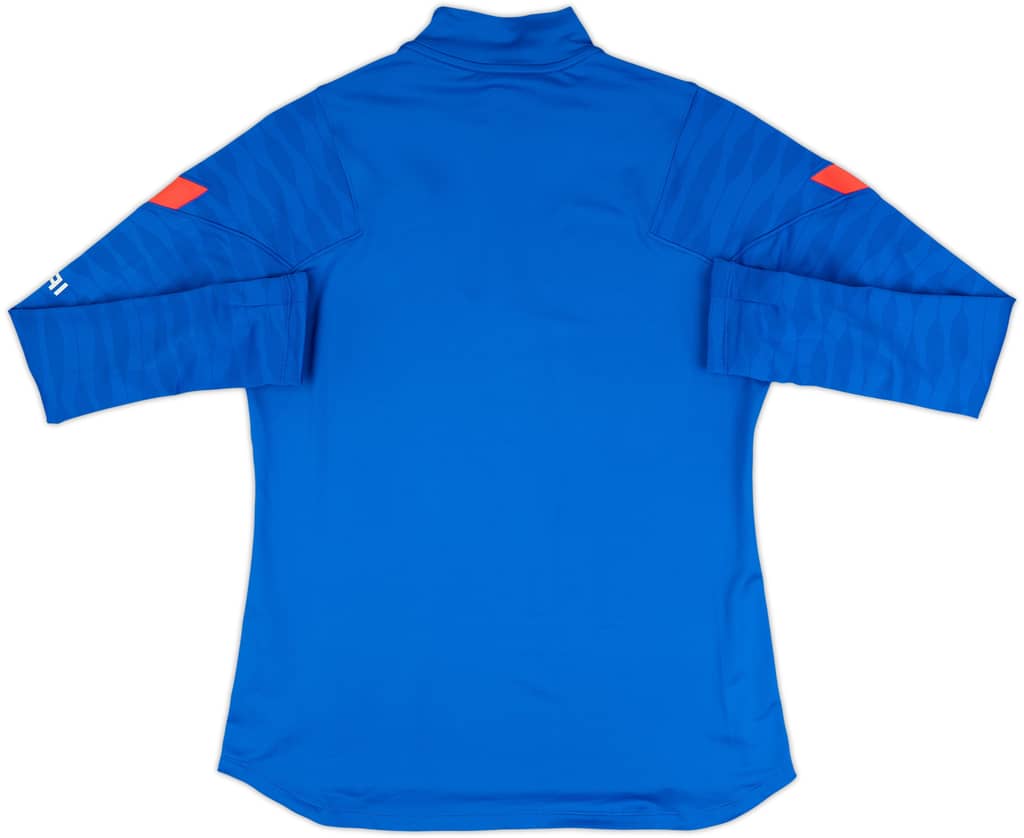 2021-22 Atletico Madrid Nike 1/4 Zip Training Top - 8/10 - (L)