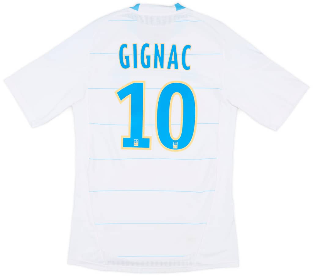 2010-11 Olympique Marseille Home Shirt Gignac #10 - 9/10 - (S)
