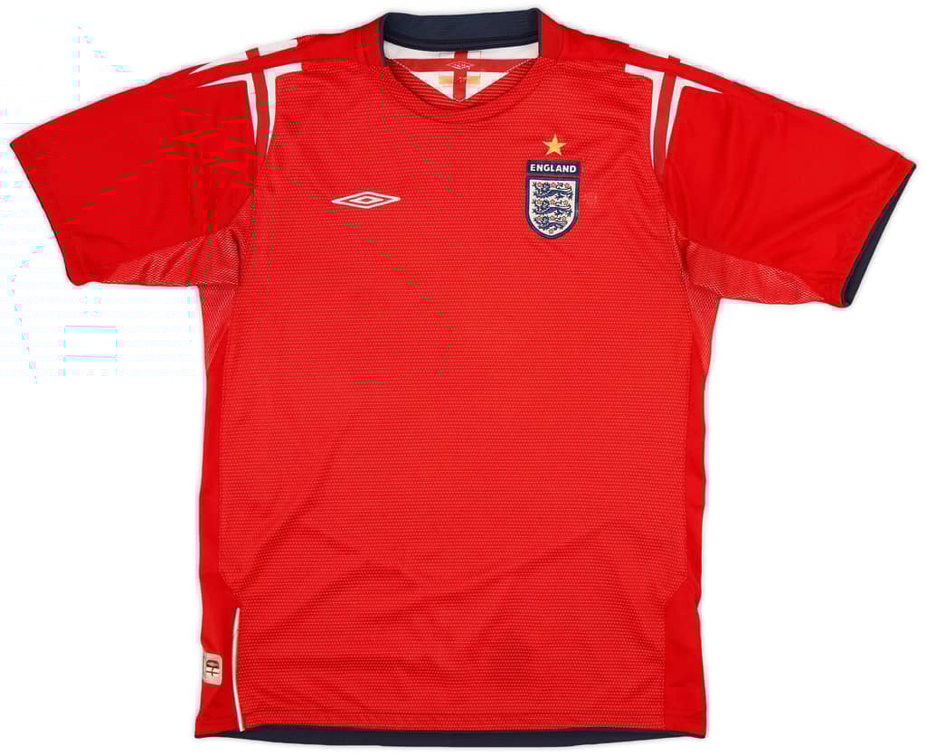2004-06 England Away Shirt - 8/10 - (XL.Boys)
