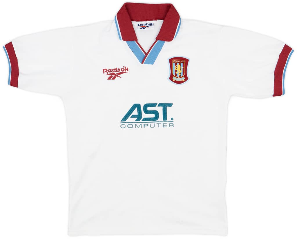 1996-98 Aston Villa Away Shirt - 8/10 - (Y)