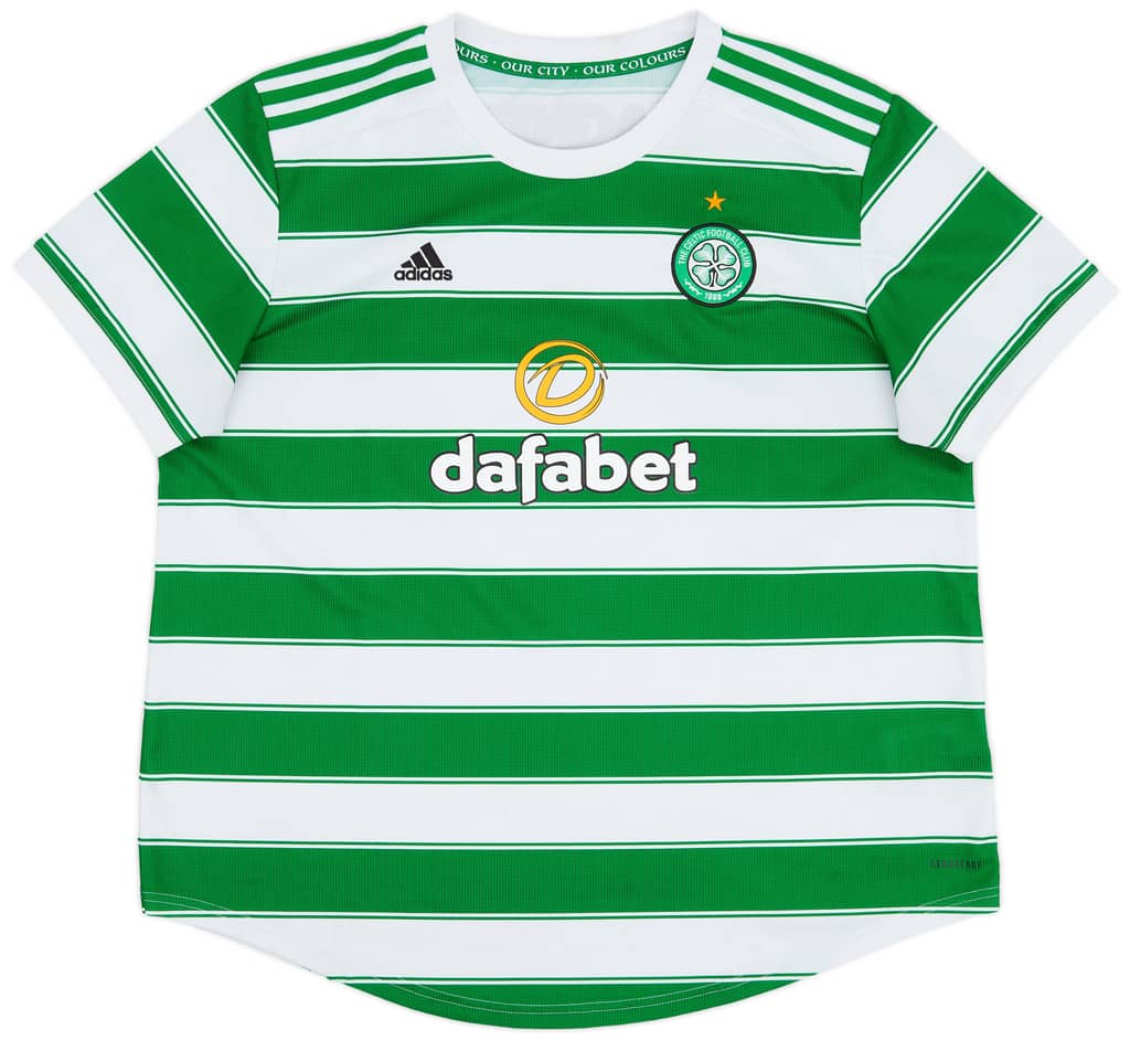 2021-22 Celtic Home Shirt - 7/10 - (XXL)